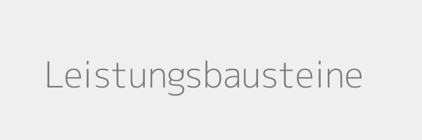 Leistungsbausteine