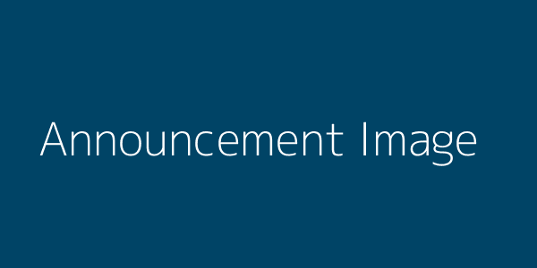 Announcement