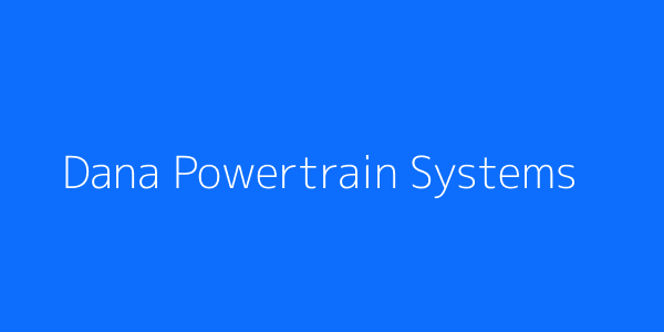 Dana electrified powertrain