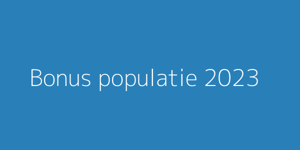 Grafiek bonuspopulatie 2023