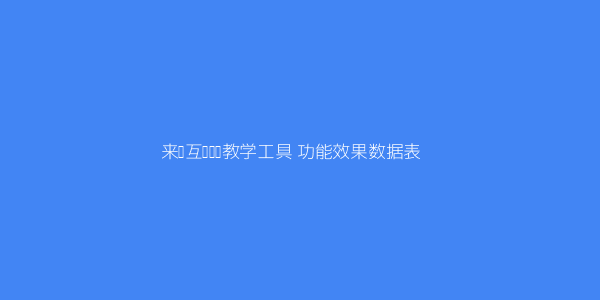 来课互动视频教学工具能帮教培机构提升多少课堂留存率 第1张