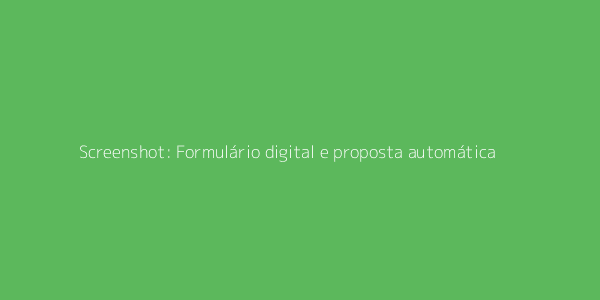 Screenshot Formulário Digital