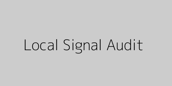 Local Signal Audit Illustration