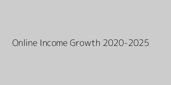 Online Income Growth Chart
