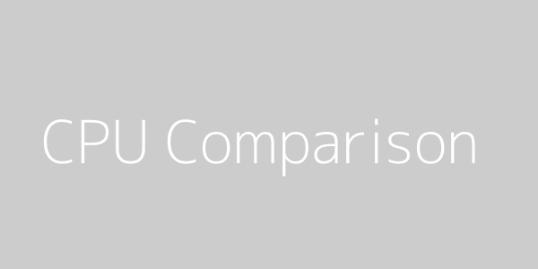 Comparación de CPUs
