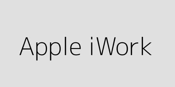 Apple iWork