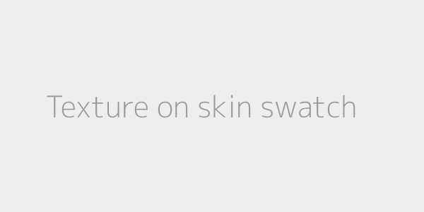 Droplet of serum on skin
