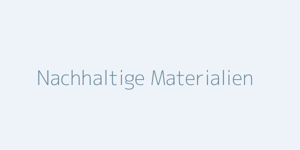 Illustration: Nachhaltige Materialien