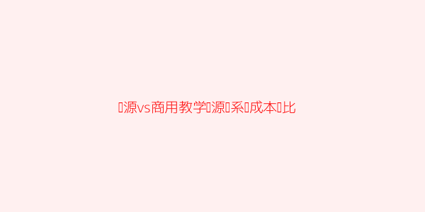 开源教学资源库系统软件能满足机构教学资源管理需求吗 第2张
