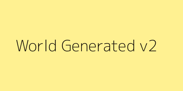 generated world