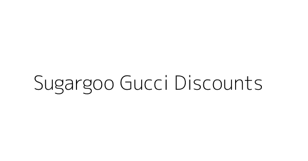Gucci items on Sugargoo discount