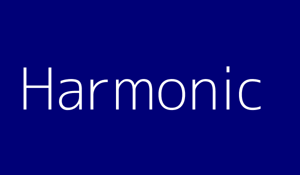 Harmonic 이미지