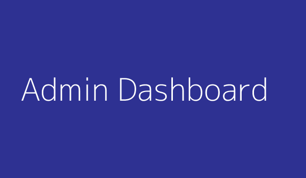 Admin Dashboard