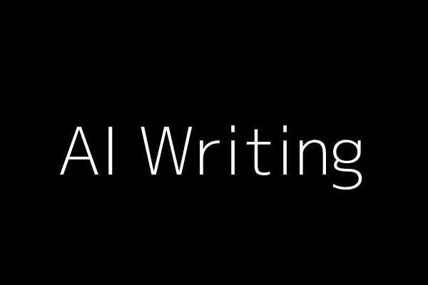 AI Writing Image