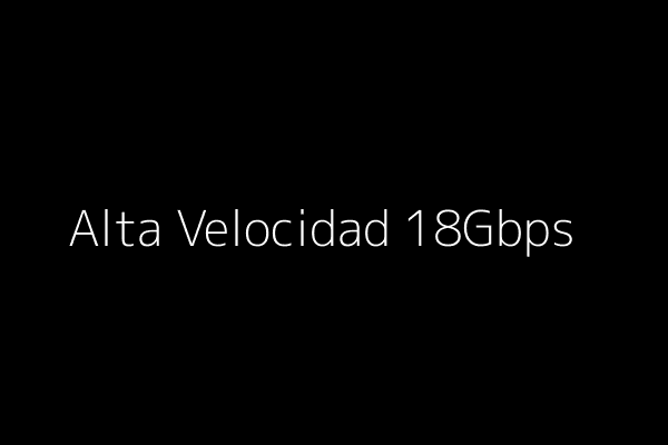 Ancho de banda 18 Gbps