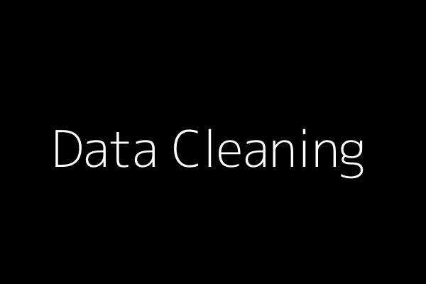 Data Cleaning