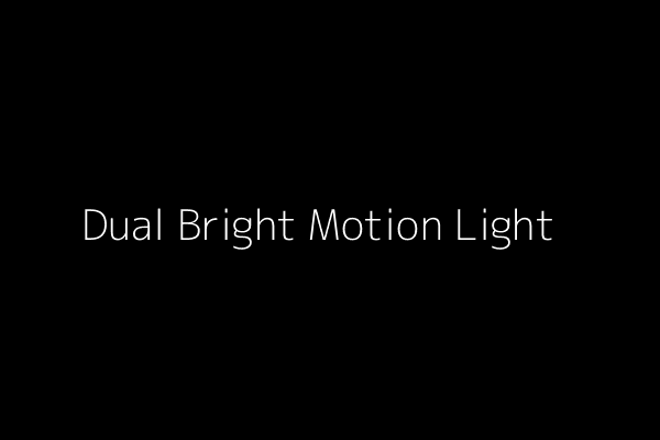 Dual Brightness Motion Light image