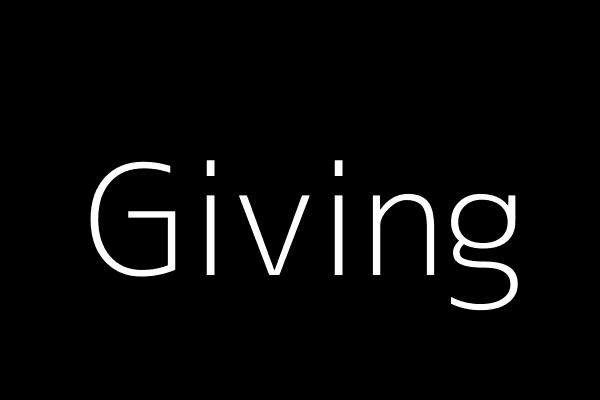 Giving