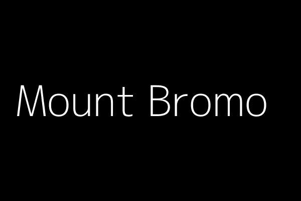 Mount Bromo