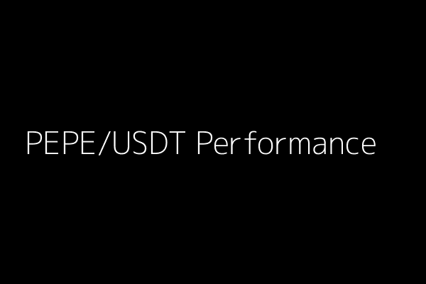 PEPE/USDT Chart