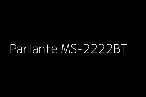 PARLANTE MULTIMEDIA MOVIL MS-2222BT: Sonido Potente y Portátil
