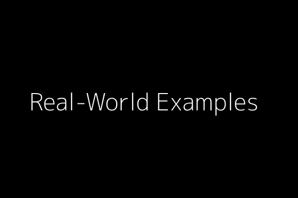 Real-World Examples Image