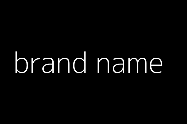 brand name