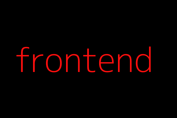 frontend