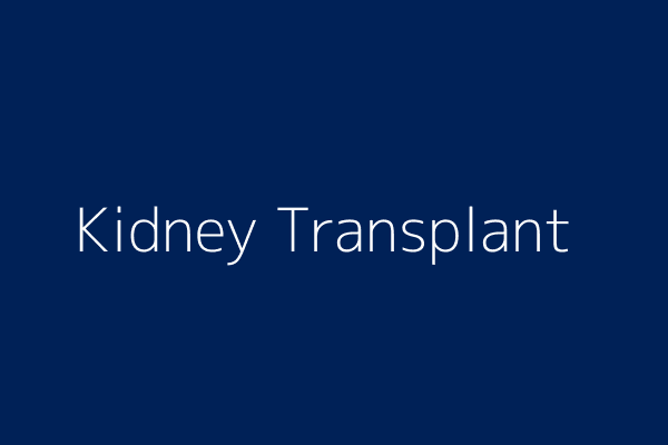 Kidney Transplant in Lucknow