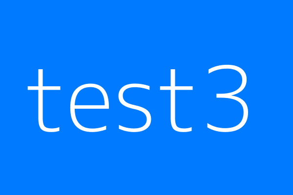test 3