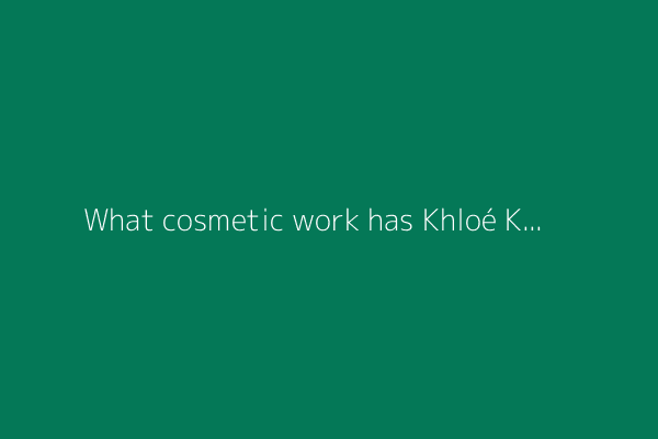 What cosmetic work has Khloé Kardashian had? Hear it from the reality star herself