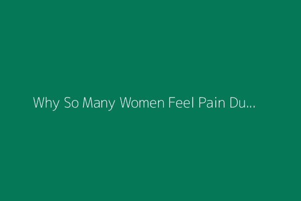 Why So Many Women Feel Pain During Their C-Sections