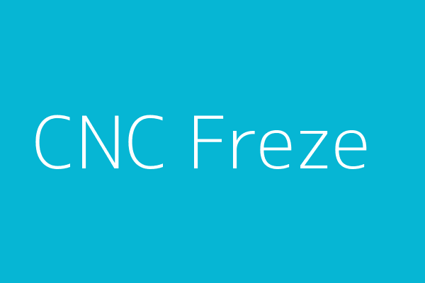 CNC freze işleri