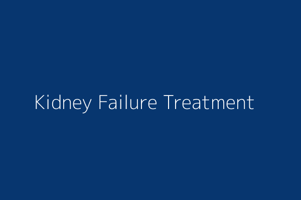 Kidney Failure Treatment in Lucknow