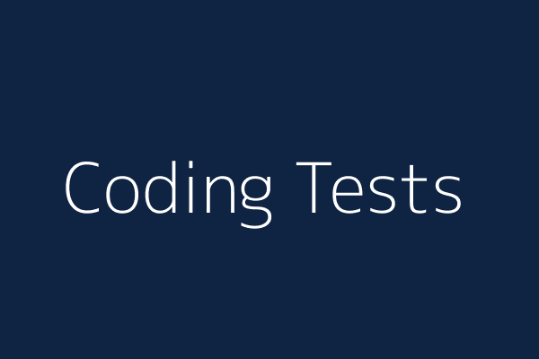 Coding Tests