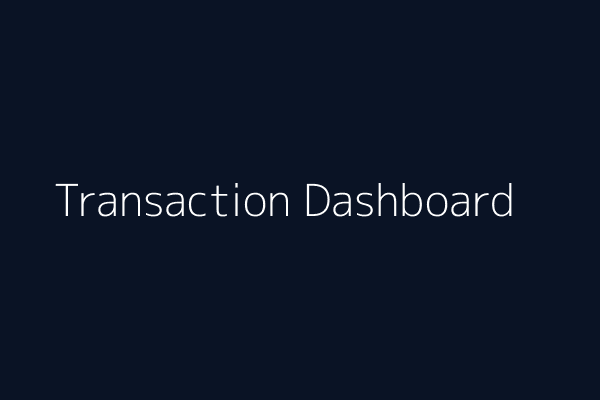 Transaction Analytics