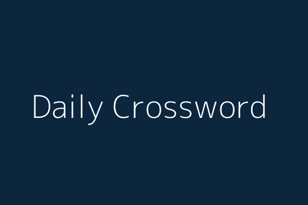 Daily Crossword