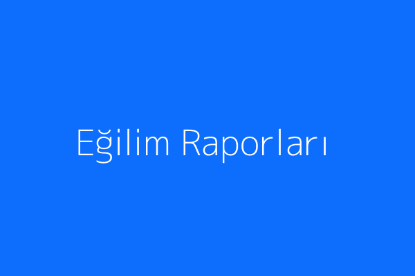 İK Eğilim Raporları