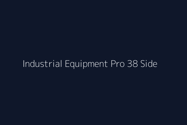 Industrial Equipment Pro 38 view