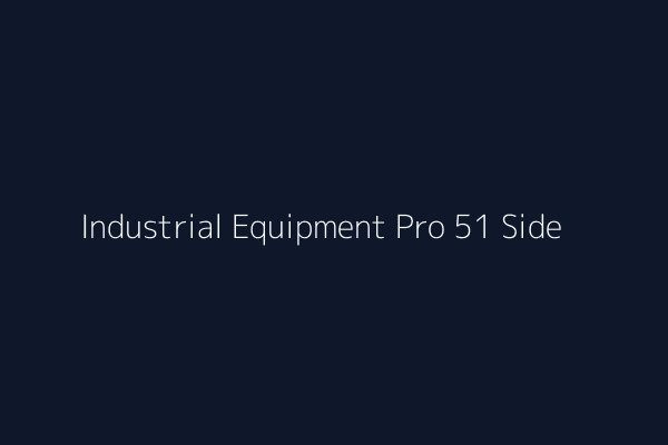 Industrial Equipment Pro 51 view