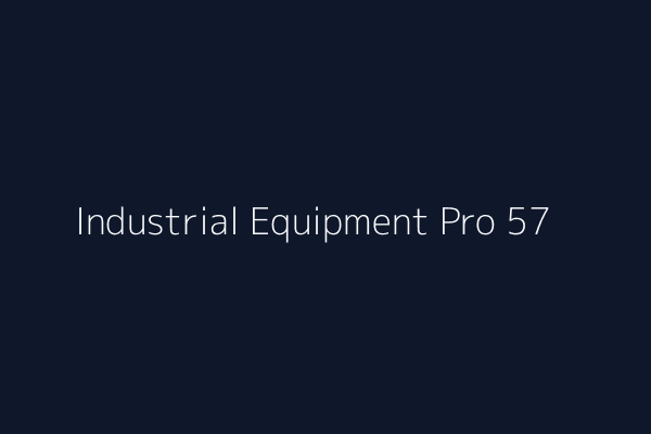 Industrial Equipment Pro 57