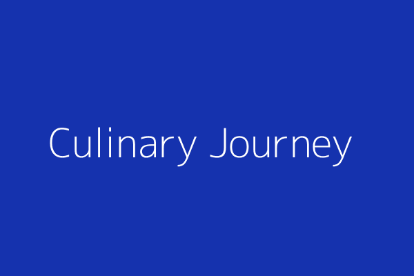 Culinary Journey