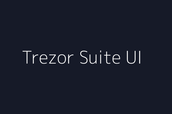 Trezor Suite Download preview