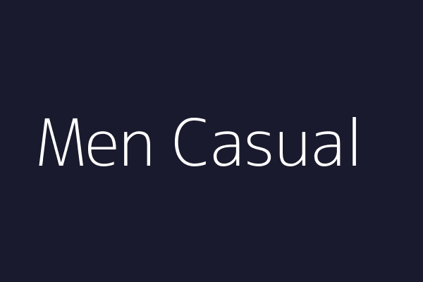 Mens Casual
