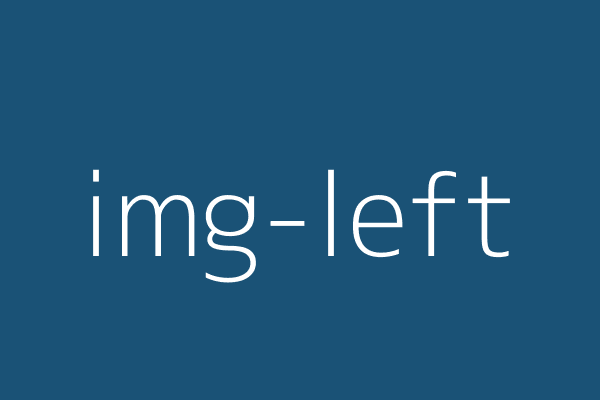 Left-aligned demo image