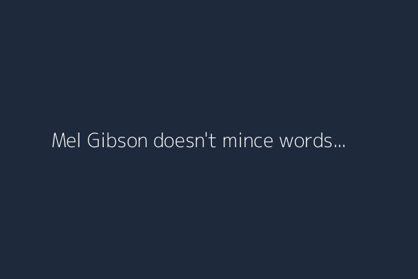 Mel Gibson doesn't mince words, Trump delivers major win for steel workers, and more from Fox News Opinion