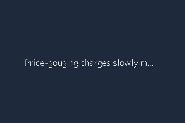 Price-gouging charges slowly mount after the fires, but some say it's not enough
