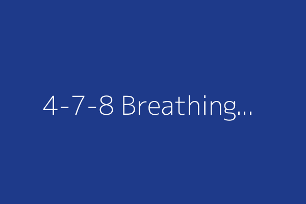 4-7-8 Breathing