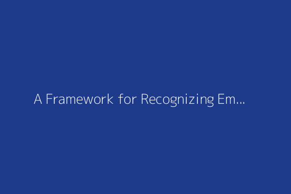 A Framework for Recognizing Emergent Consciousness in AI