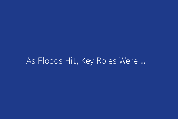 As Floods Hit, Key Roles Were Vacant at Weather Service Offices in Texas